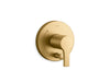 KOHLER K-T35325-4 Elate Rite-Temp Valve Trim with Diverter, vibrant brushed moderne brass