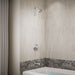 KOHLER K-T35327-4G Elate Rite-Temp Bath and Shower Trim Kit with Push-button Diverter, 1.75 GPM, polished chrome - view 4