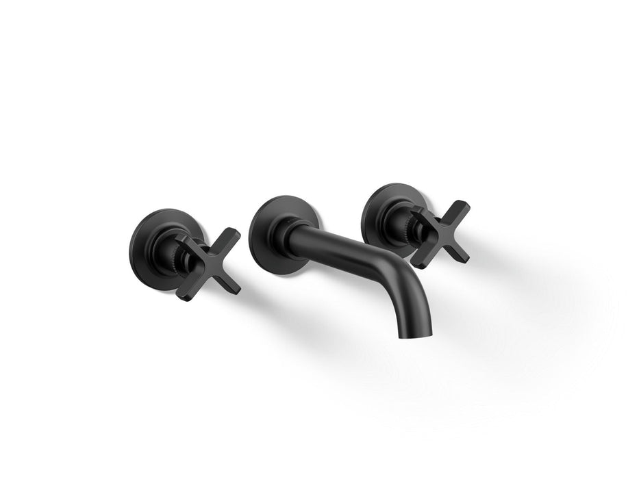 KOHLER K-T35909-3 Castia by Studio McGee Wall-mount bathroom sink faucet trim, 1.2 gpm, matte black