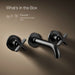 KOHLER K-T35909-3 Castia by Studio McGee Wall-mount bathroom sink faucet trim, 1.2 gpm, matte black - view 2