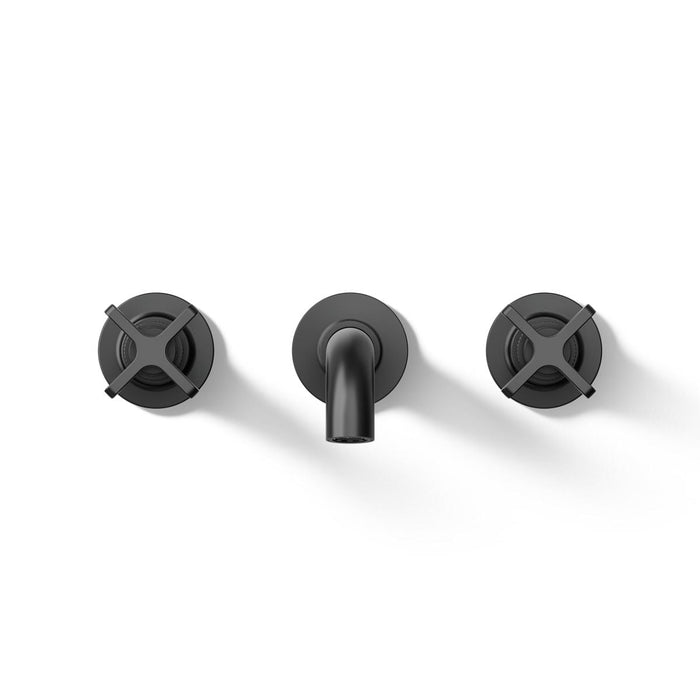 KOHLER K-T35909-3 Castia by Studio McGee Wall-mount bathroom sink faucet trim, 1.2 gpm, matte black - view 4
