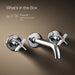 KOHLER K-T35909-3 Castia by Studio McGee Wall-mount bathroom sink faucet trim, 1.2 gpm, polished chrome - view 2