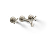 KOHLER K-T35909-3 Castia by Studio McGee Wall-mount bathroom sink faucet trim, 1.2 gpm, vibrant brushed nickel