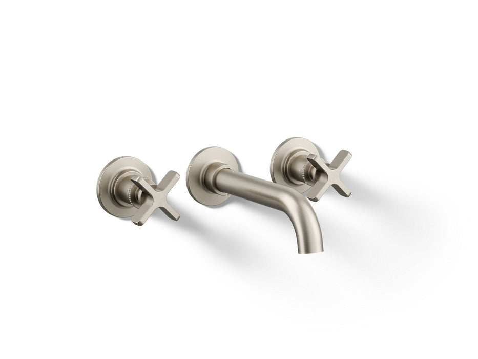 KOHLER K-T35909-3 Castia by Studio McGee Wall-mount bathroom sink faucet trim, 1.2 gpm, vibrant brushed nickel
