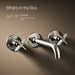 KOHLER K-T35909-3 Castia by Studio McGee Wall-mount bathroom sink faucet trim, 1.2 gpm, vibrant polished nickel - view 2