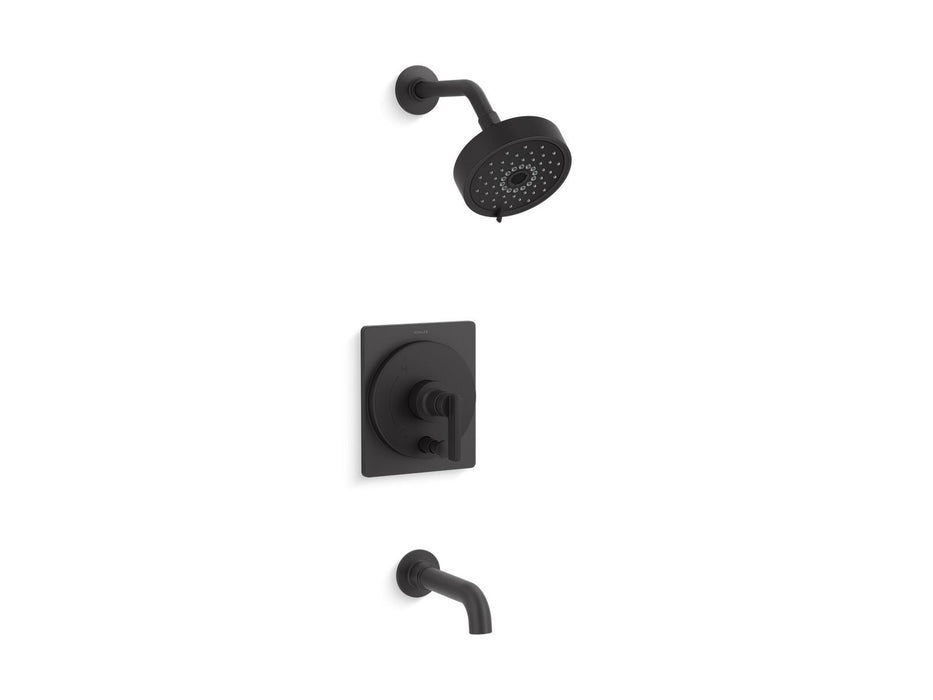 KOHLER K-T35918-4G Castia by Studio McGee Rite-Temp bath and shower trim kit, 1.75 gpm, matte black