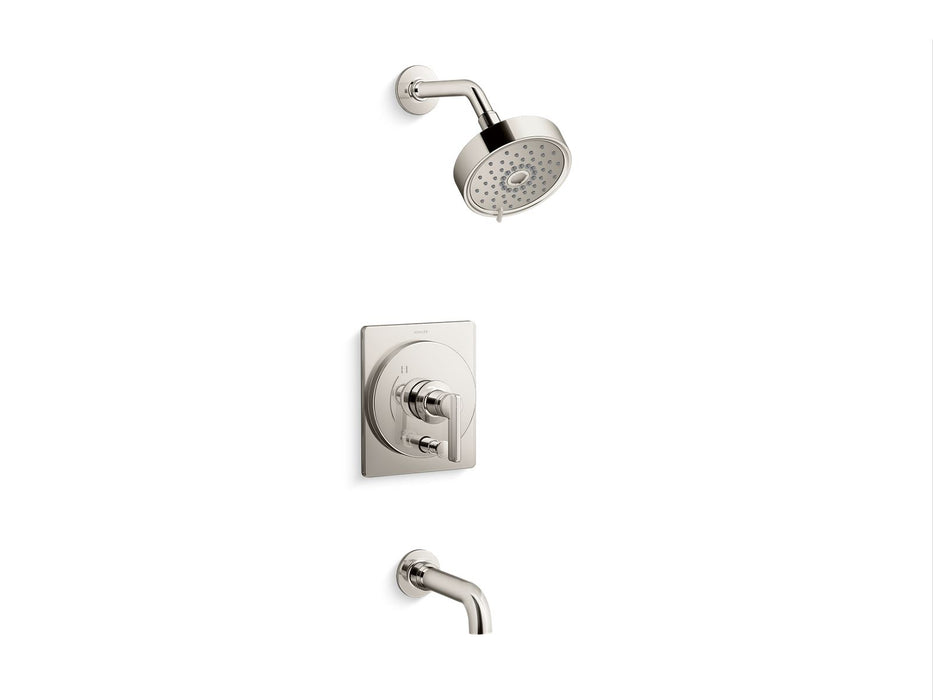 KOHLER K-T35918-4G Castia by Studio McGee Rite-Temp bath and shower trim kit, 1.75 gpm, vibrant polished nickel