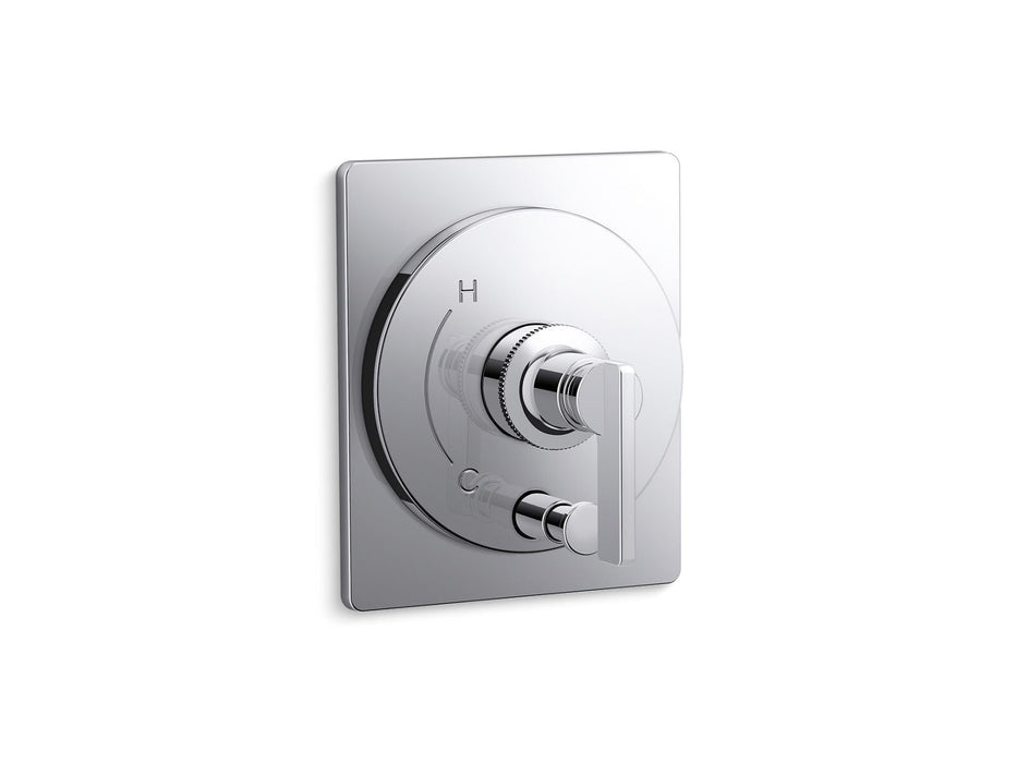 KOHLER K-T35919-4 Castia by Studio McGee Rite-Temp valve trim with push-button diverter, polished chrome