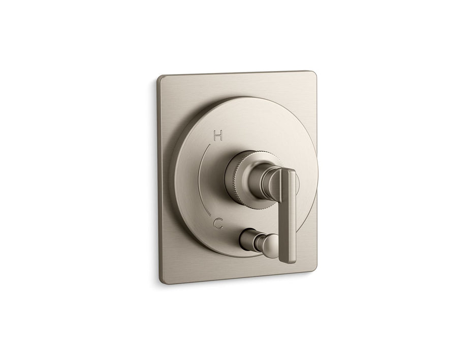 KOHLER K-T35919-4 Castia by Studio McGee Rite-Temp valve trim with push-button diverter, vibrant brushed nickel