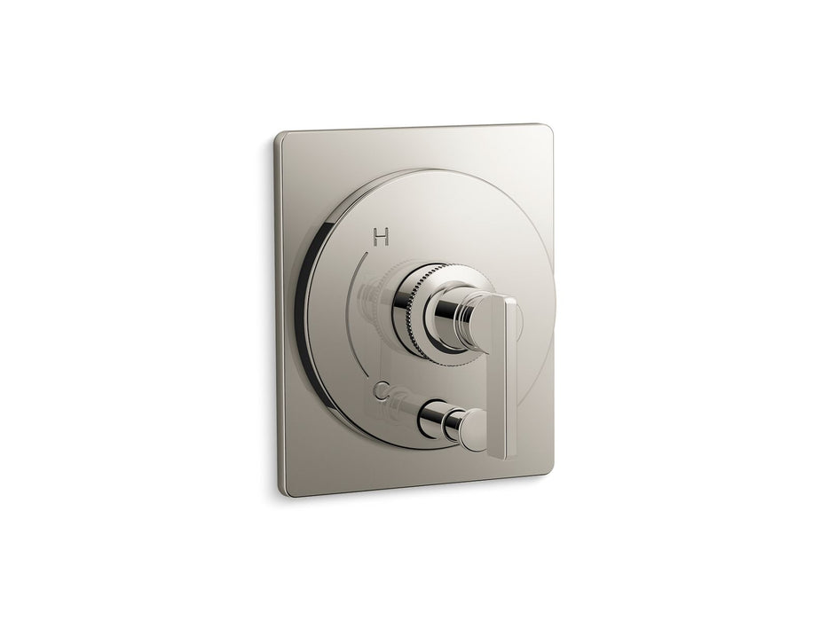 KOHLER K-T35919-4 Castia by Studio McGee Rite-Temp valve trim with push-button diverter, vibrant polished nickel