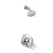 KOHLER K-T35943-4Y Buckley Rite-Temp® Shower Trim Kit with Push-button Diverter, 2.5 GPM, Polished Chrome - 3/4 view of produ