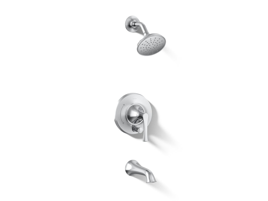 KOHLER K-T35944-4G Buckley Rite-Temp bath and shower trim kit with push-button diverter, 1.75 gpm, polished chrome