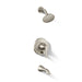 KOHLER K-T35944-4G Buckley Rite-Temp bath and shower trim kit with push-button diverter, 1.75 gpm, vibrant brushed nickel