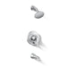 KOHLER K-T35944-4H Buckley Rite-Temp bath and shower trim kit with push-button diverter, 1.5 gpm, polished chrome - view 3