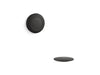 KOHLER K-T37396 PureFlo Traditional push-button bath drain trim, matte black