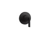 KOHLER K-T38268-4 Castia MasterShower® Volume Control Valve Trim with Lever Handle, Matte Black - 3/4 view of product