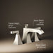 KOHLER K-T428-4V Memoirs Stately Deck-mount bath faucet trim with diverter, vibrant brushed nickel - view 5