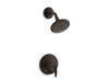 KOHLER K-T45108-4 Alteo Rite-Temp shower trim set with push-button diverter, valve not included, oil rubbed bronze