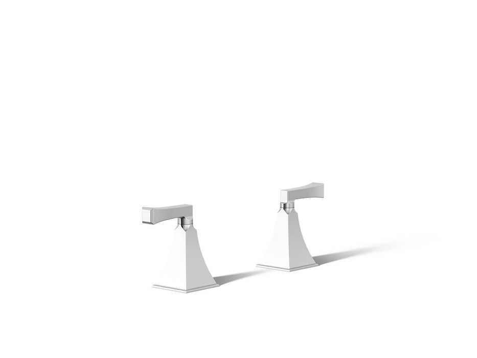 KOHLER K-T467-4V Memoirs Stately Deck-mount bath faucet handle trim, polished chrome