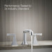 KOHLER K-T467-4V Memoirs Stately Deck-mount bath faucet handle trim, polished chrome - view 4