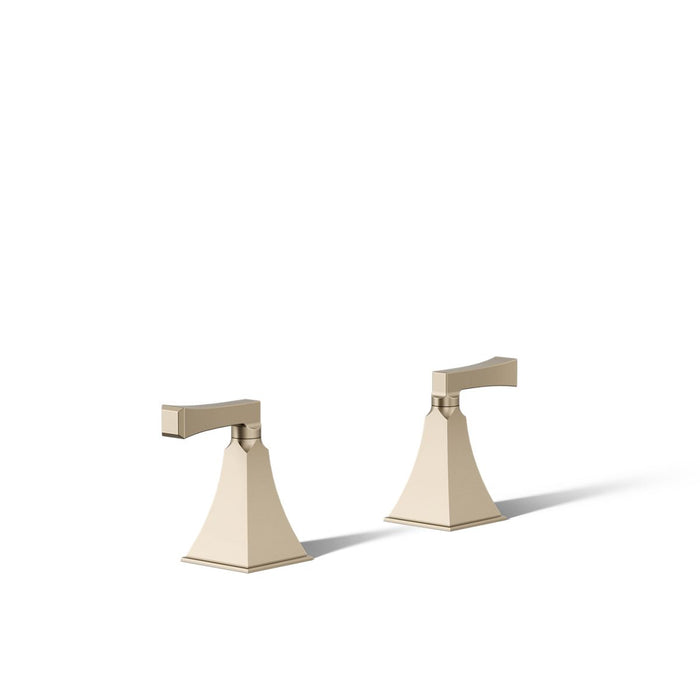 KOHLER K-T467-4V Memoirs Stately Deck-mount bath faucet handle trim, vibrant brushed bronze - view 5