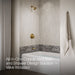 KOHLER K-T49979-4L Pitch Rite-Temp Bath and shower trim kit with push-button diverter, without showerhead, vibrant...