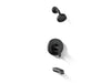 KOHLER K-T49980-4G Pitch Rite-Temp Bath and shower trim kit with push-button diverter, 1.75 gpm, matte black