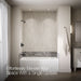 KOHLER K-T49980-4G Pitch Rite-Temp Bath and shower trim kit with push-button diverter, 1.75 gpm, matte black - view 5