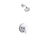 KOHLER K-T49990-4G Pitch Rite-Temp Shower trim kit with push-button diverter, 1.75 gpm, polished chrome