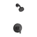 KOHLER K-T49990-4Y Pitch Rite-Temp Shower Trim Kit with Push-button Diverter, 2.5 GPM, matte black