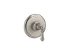 KOHLER K-T72769-4 Artifacts MasterShower temperature control valve trim with lever handle, vibrant brushed nickel