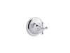 KOHLER K-T72770-3 Artifacts MasterShower transfer valve trim with cross handle, polished chrome