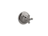 KOHLER K-T72770-3 Artifacts MasterShower transfer valve trim with cross handle, vibrant titanium