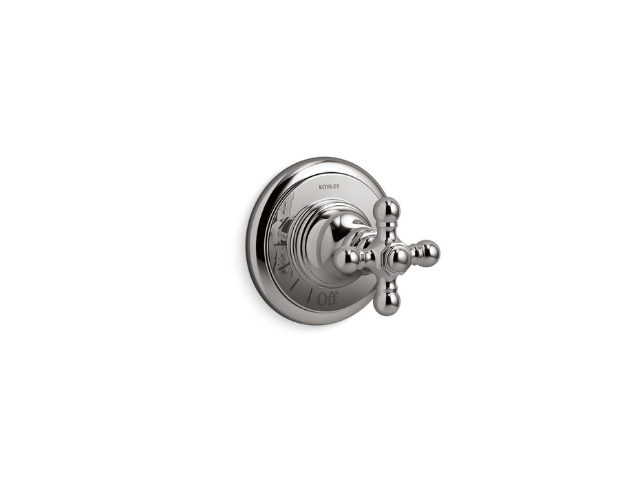 KOHLER K-T72771-3 Artifacts MasterShower volume control valve trim with cross handle, vibrant titanium