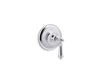 KOHLER K-T72771-4 Artifacts MasterShower volume control valve trim with lever handle, polished chrome