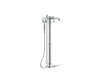 KOHLER K-T72790-9M Artifacts Floor-mount bath filler trim with handshower, polished chrome