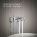 KOHLER K-T72790-9M Artifacts Floor-mount bath filler trim with handshower, polished chrome - view 5