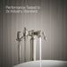 KOHLER K-T72790-9M Artifacts Floor-mount bath filler trim with handshower, vibrant brushed nickel - view 5