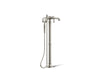 KOHLER K-T72790-9M Artifacts Floor-mount bath filler trim with handshower, vibrant polished nickel
