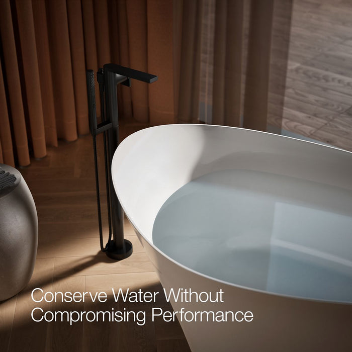 KOHLER K-T73087-4 Composed Floor-mount bath filler trim with handshower