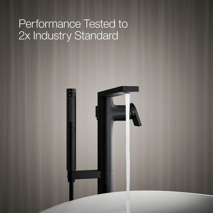 KOHLER K-T73087-4 Composed Floor-mount bath filler trim with handshower