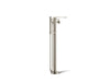 KOHLER K-T73087-4 Composed Floor-mount bath filler trim with handshower, vibrant brushed nickel
