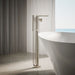 KOHLER K-T73087-4 Composed Floor-mount bath filler trim with handshower, vibrant brushed nickel - view 5