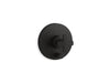 KOHLER K-T73117-3 Composed Rite-Temp valve trim with push-button diverter and cross handle, matte black