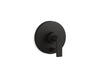 KOHLER K-T73117-4 Composed Rite-Temp valve trim with push-button diverter and lever handle, matte black