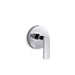 KOHLER K-T73135-4 Composed MasterShower volume control valve trim with lever handle, polished chrome