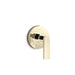 KOHLER K-T73135-4 Composed MasterShower volume control valve trim with lever handle, vibrant french gold