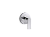KOHLER K-T73135-4 Composed MasterShower volume control valve trim with lever handle, vibrant polished nickel