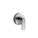 KOHLER K-T73135-4 Composed MasterShower volume control valve trim with lever handle, vibrant titanium