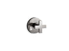 KOHLER K-T73140-3 Composed MasterShower transfer valve trim with cross handle, vibrant titanium